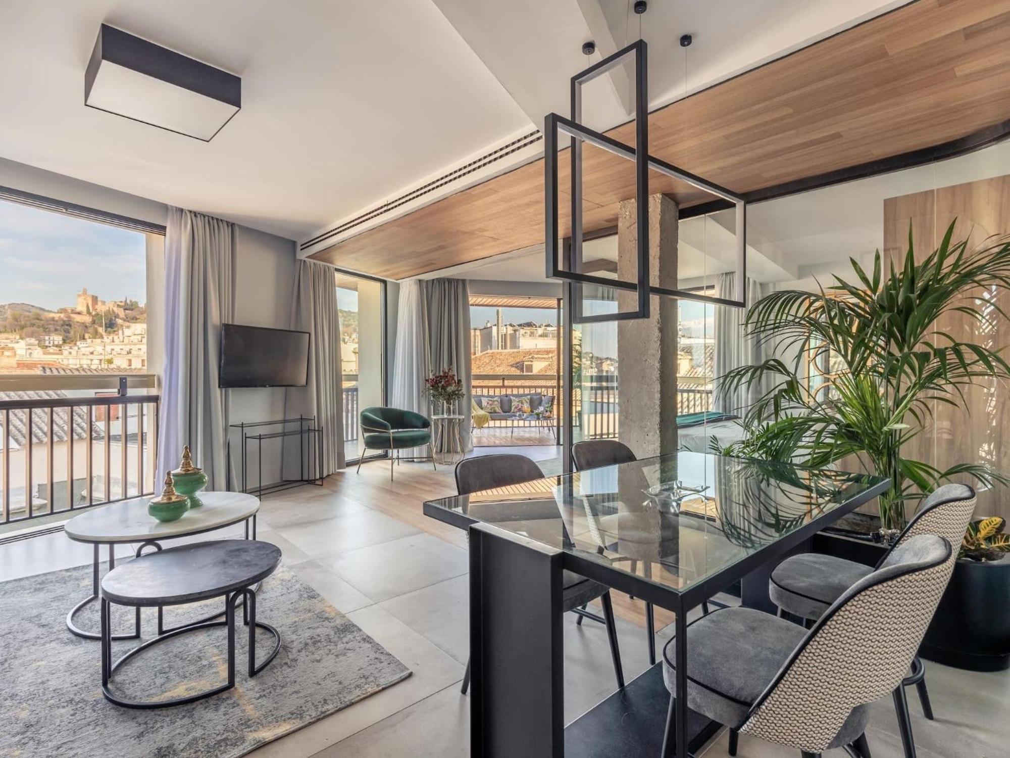 グラナダLuxury Alhambra Penthouse Collectionアパートメント エクステリア 写真